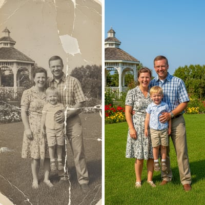 Restore and Enhance Old Family Photos thumbnail