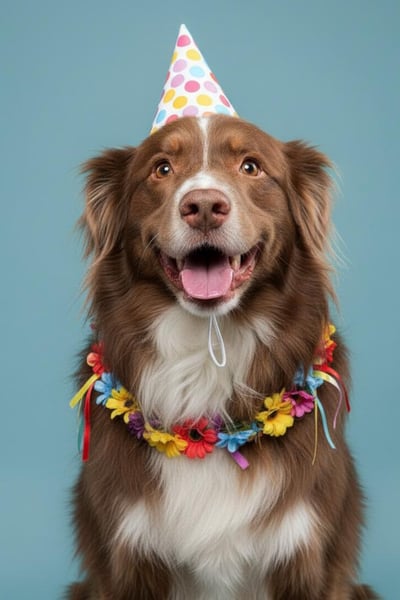 Create a Cute Birthday-Themed Pet Portrait thumbnail