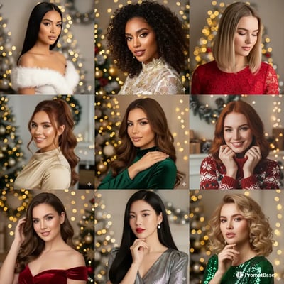 Christmas Themed Closeup Model Photos thumbnail