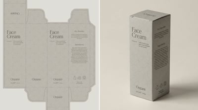 Turn a Dieline into a Photoreal Folded 3D Box (Minimal Studio) thumbnail