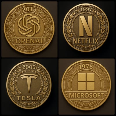 Company Logo Gold Coin Photography Prompt thumbnail