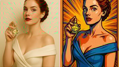 Vibrant Comic Book Illustration Prompt (Bold Ink, Halftone & Pop Art) thumbnail