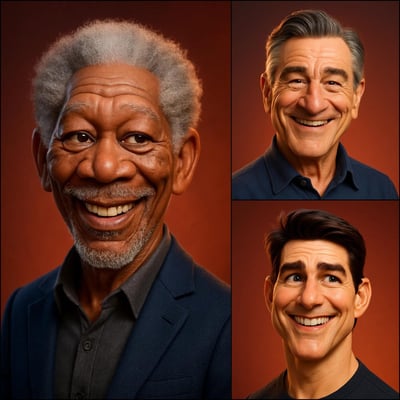 Pixar-Style 3D Caricature Portrait thumbnail