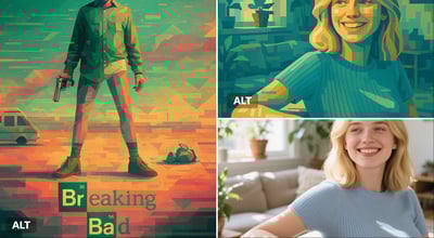 Surreal Geometric Glitch Illustration from Your Photo thumbnail