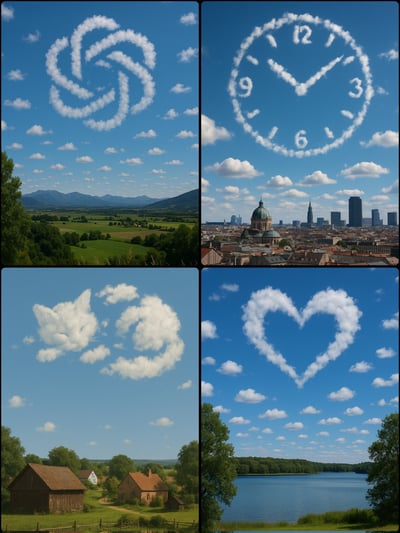 Cloud Art Photography in the Daytime Sky thumbnail