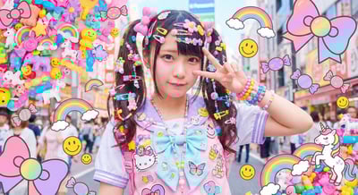 Kawaii Pop Art Tokyo Decora Street Portrait thumbnail