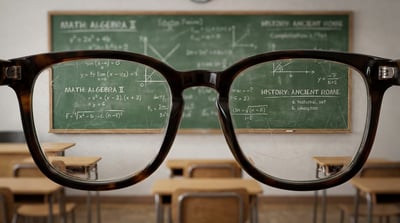 Near-Sighted Glasses POV: Ultra Close-Up Lens View thumbnail