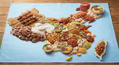 China Food Map by Province & City (Including Taiwan) thumbnail
