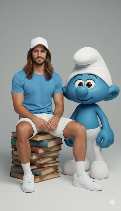 Ultra-Realistic Full-Body Portrait with Fictional Character Interaction thumbnail