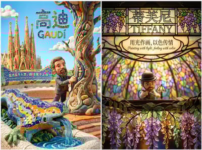 Cute Clay Stop-Motion Poster Template (Macro Diorama, Integrated Typography) thumbnail