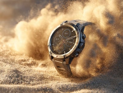Sand & Wind Effect Product Photography Studio Prompt thumbnail