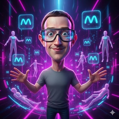 Realistic HD Full-Body 3D Caricature Character with Cinematic Neon Lighting thumbnail