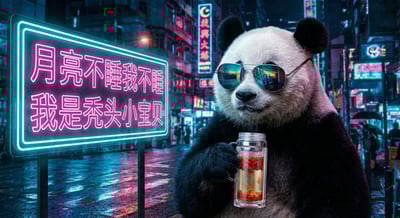 Neon Night Panda: “The Moon Won’t Sleep, So I Won’t Sleep” thumbnail