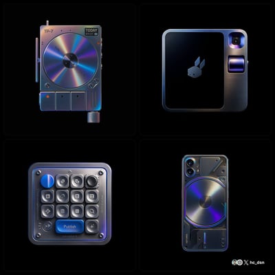 Liquid Metal Retexture for Luxury Product Photography (1:1) thumbnail