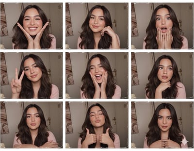 Create a 3×3 Photo Booth Grid (Different Poses & Expressions) thumbnail