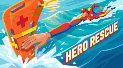 Extreme Perspective Flat Vector Illustration (Single Continuous Object) thumbnail