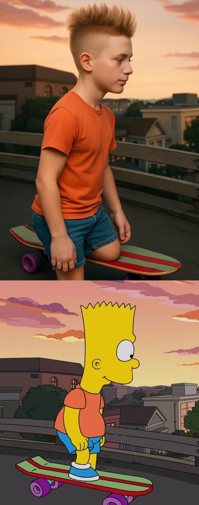 Cartoon to Hyper-Realistic Human Portrait thumbnail