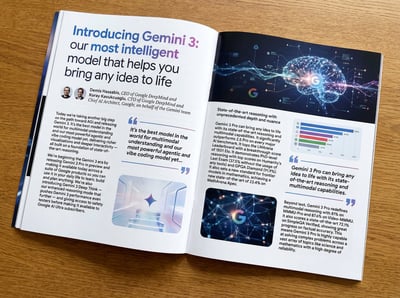 Glossy Magazine Article Photo Mockup with Typography, Pull Quotes & Bold Layout thumbnail