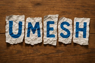 Photorealistic Crumpled Paper Word Art on a Wooden Table thumbnail