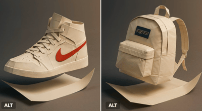 Branded Flat Paper Origami Folding Into 3D Product thumbnail