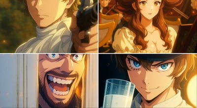 Modern Digital Anime TV Style for Cartoon Characters thumbnail