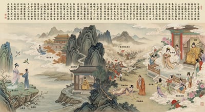 Ancient Chinese Poem Illustration Prompt (Long Text) + Original Verses thumbnail