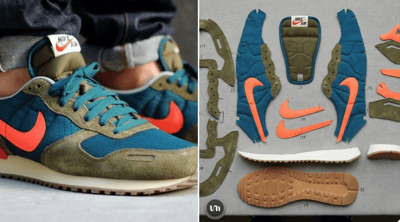 Shoe Pattern Breakdown Layout on Neutral Background thumbnail