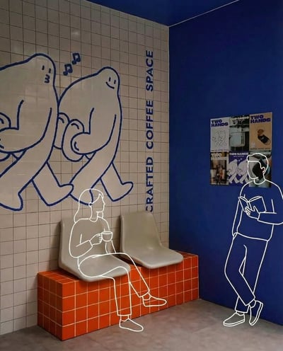 Add Minimal White Line Art People to Your Photo thumbnail