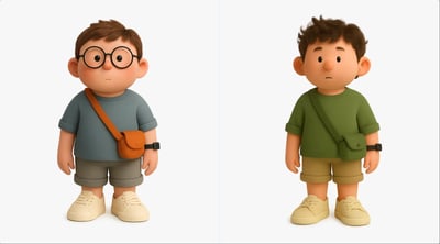 Realistic Minimalist 3D Cartoon Boy Avatar (Cinema 4D + Redshift Style) thumbnail