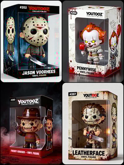 3D Chibi Vinyl Collectible Figure in Youtooz-Style Packaging (3/4 Product Shot) thumbnail