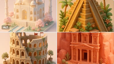 Whimsical Miniature Dollhouse-Style {{LOCATION}} (Isometric Pastel 9:16) thumbnail