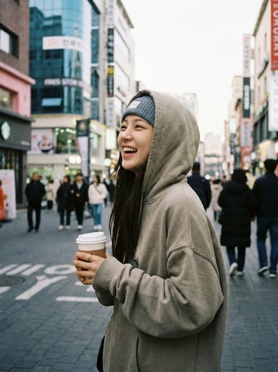 Candid K-Pop Star Photograph (3:4 Portrait Format) thumbnail