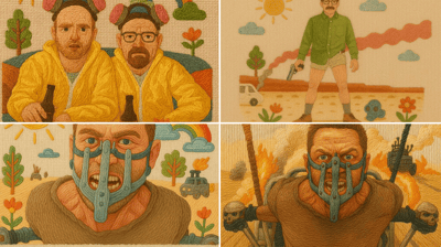 Embroidered Linen Illustration Style thumbnail