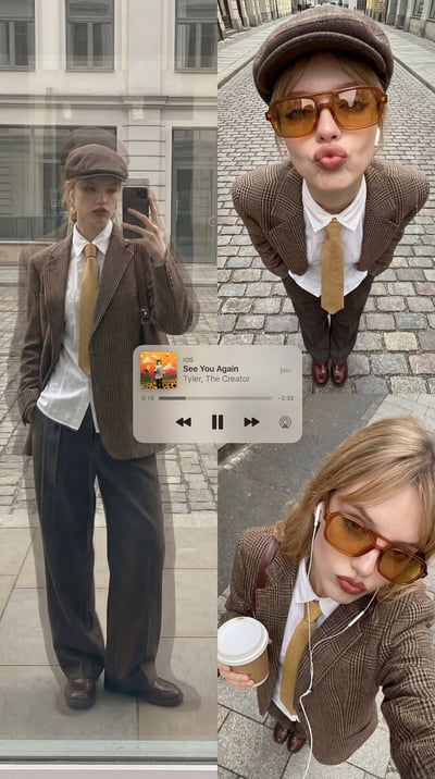 Urban Streetwear Editorial Multi-Panel Collage Poster (9:16) thumbnail