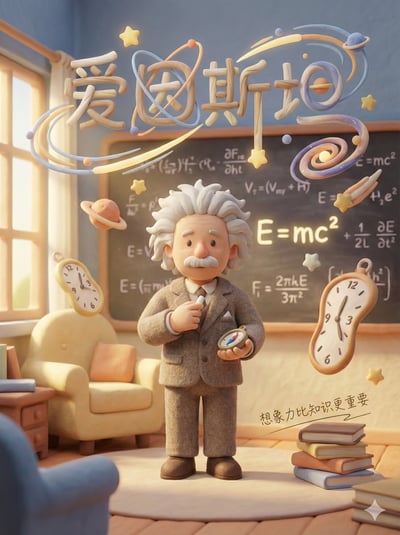 Soft-Focus Healing Clay Poster (Wes Anderson Aesthetic, Vertical 3:4/9:16) thumbnail