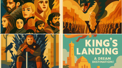 1950s Mid-Century Modern Poster Maker (Flat Geometry + Bold Typography) thumbnail