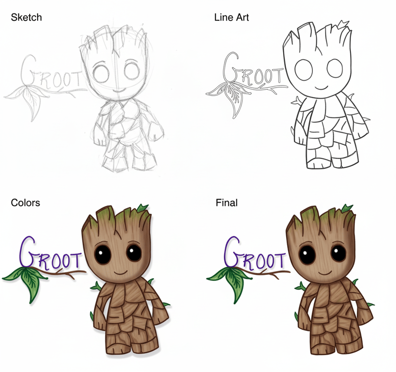 Visualize your artwork coming to life with Nano BiBi’s Painting Process, powered by Google Nano Banana. This AI tool generates a 4-step grid showing your image from rough sketch to polished final painting — perfect for artists, learners, and creative showcases.
