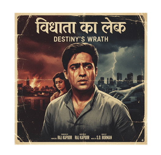 Use AI to generate retro Bollywood-inspired stickers with 1960s aesthetics. Capture the charm of classic Indian cinema and export as custom sticker packs for WhatsApp and Telegram.